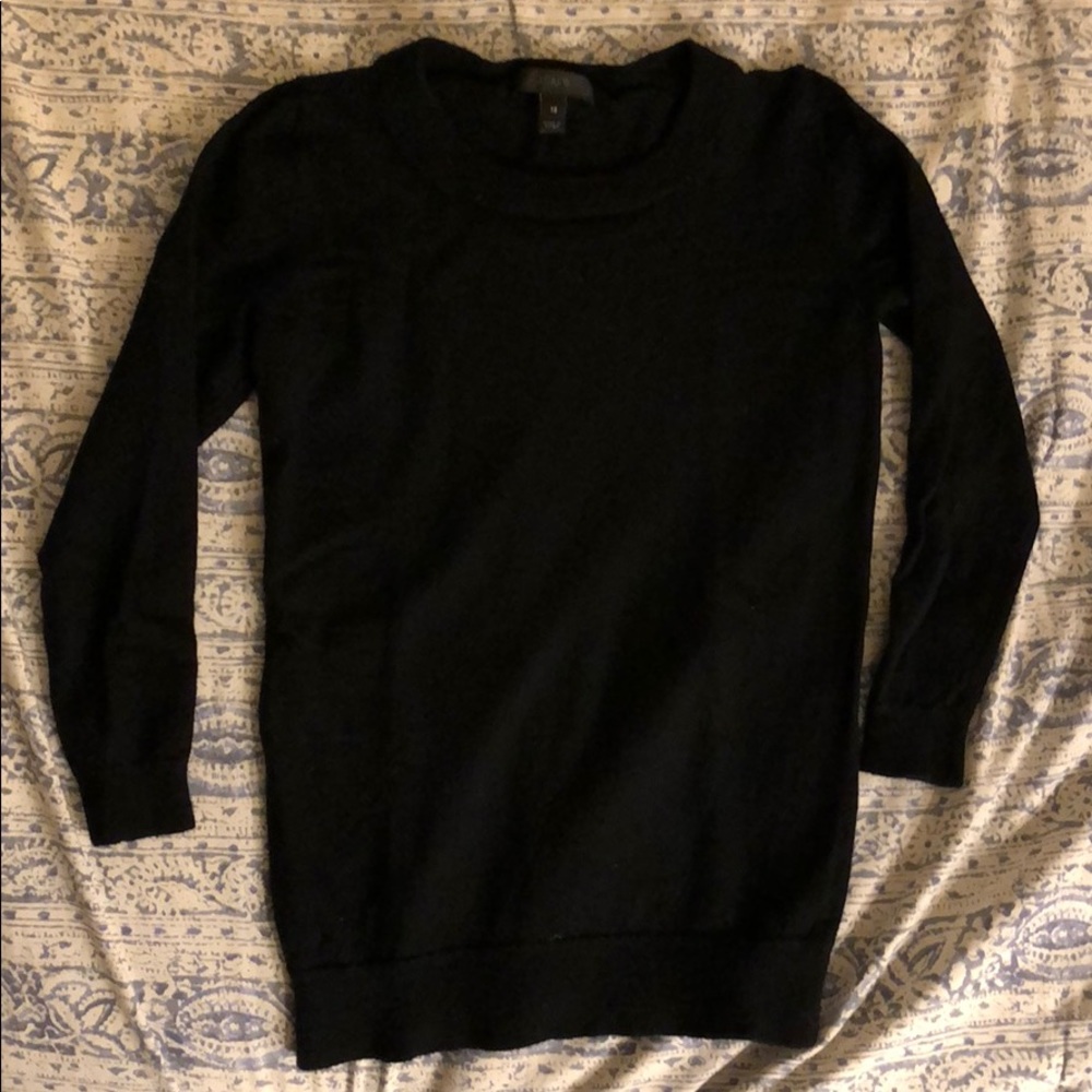 Black J. Crew Tippi Sweater